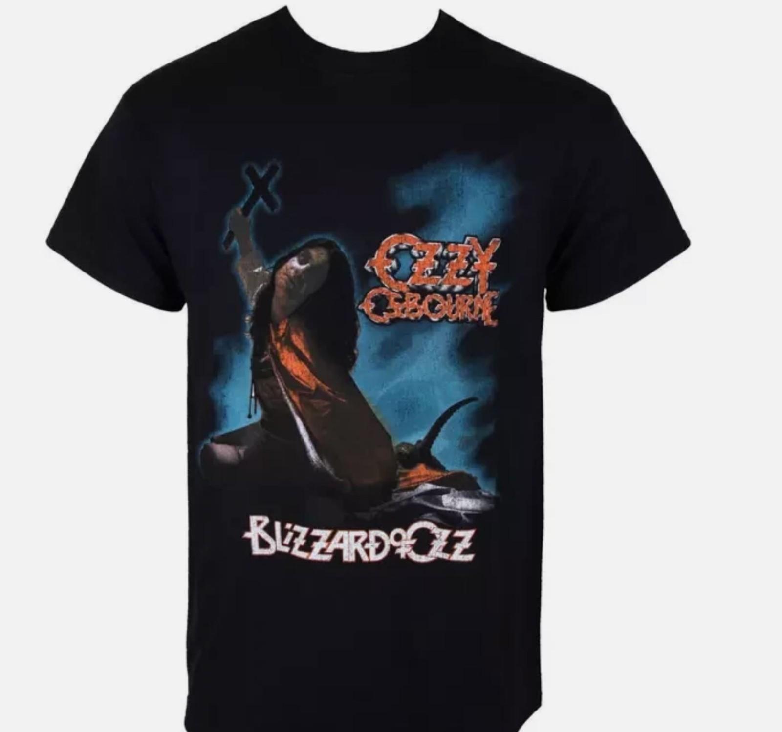 Рваная винтажная футболка металлическая мужская Ozzy Osbourne Blizzard Of Ozz ROCK OFF M