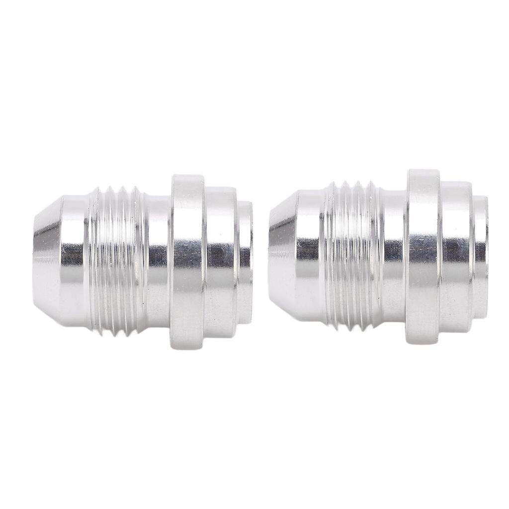 2Pcs Male Billet AN8 6061 T6 Aluminum Alloy 8AN Thread Weld In Fitting Bung Fuel System Parts