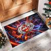 Tappeto in Flanella Stampato Manchester United Antiscivolo Morbido Poliestere Tappeto per Pavimento Tappetino Decorativo per Interni per Camera da Letto Soggiorno Divano