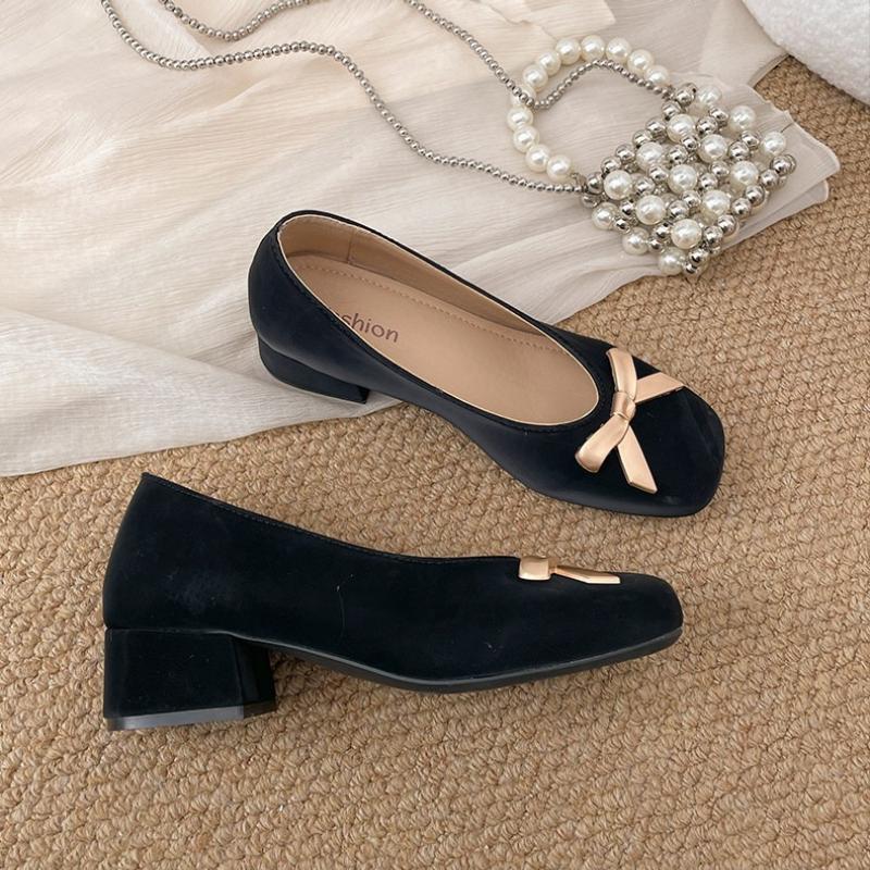 Vintage Thick Heel Women Mary Jane Shoes Comfort Slip On Walking Shoes 2026 New Spring Autumn Concise Zapatos De Mujer