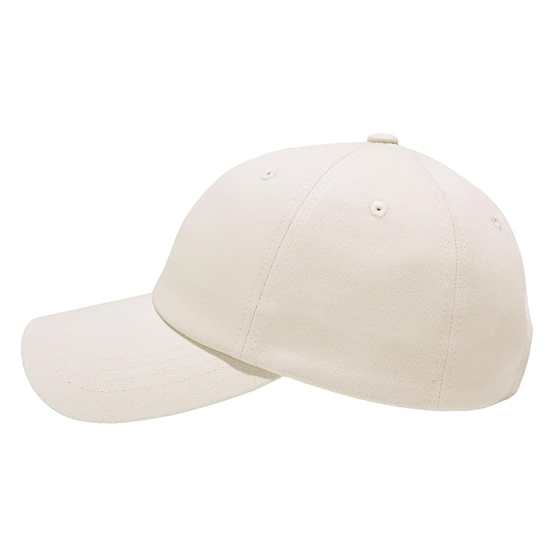

[hanahana15] cap ladies Deeper hat Larger UV cut simple cotton Plain color lightweight men s spring/summer sports Fashionable cute UV protection all