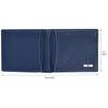 Oliver Blue Leather Wallet & Blue Card Holder Set for Men