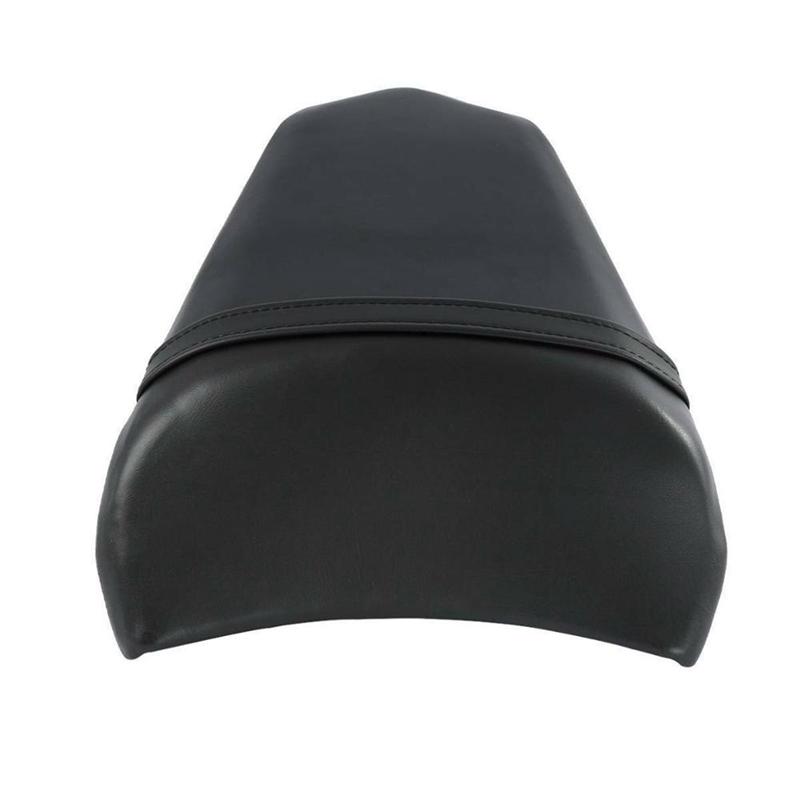 A16P-Rear Passenger Seat Motorcycle Black Artificial Leather Rear Pillion Seat For Kawasaki Ninja 650 EX650 2017- 2018