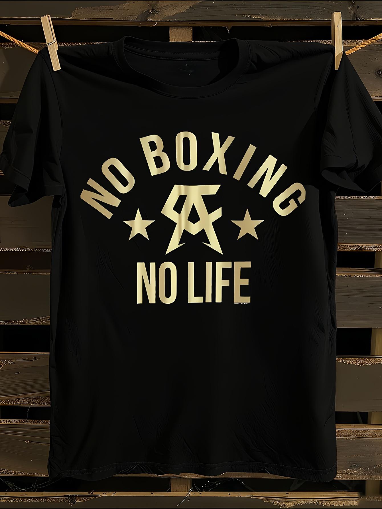 No Boxing No Life  Martial Arts Graphic T-shirt XXXXL