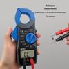 MT87 Blue Jaw Digital Clamp Multimeter - High Precision Mini Electrician Meter