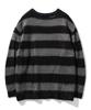 VASTIC Brush Stripe Knit_Black/Charcoal