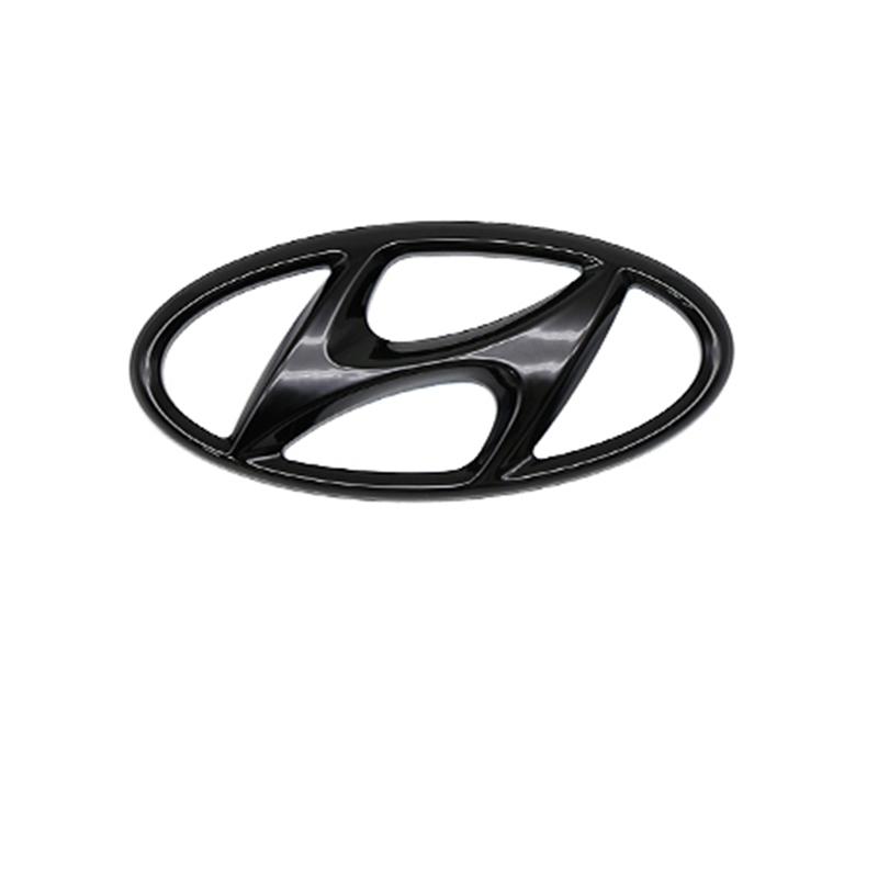 Car Front Rear Logo Grille Steering wheel Emblem Sticker Accessories For Hyundai Genesis N-LINE I10 I20 I30 I40 IX20 IX35 Kona R6
