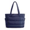 Puffer Tote Bag for Women, Lightweight Shoulder Handbag with Laptop Compartment & Multiple Pockets, Fashion Work Bag