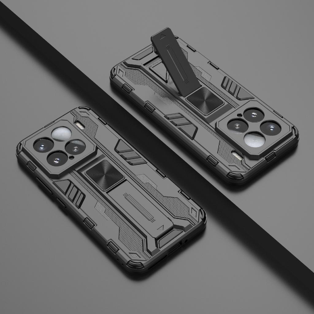 För Xiaomi 15 Skal PC+TPU Stöttåligt Telefonskal med Ställ