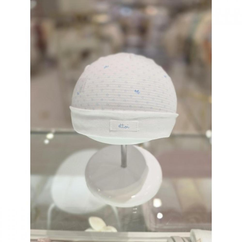 Ettoi Dot Baby Bodysuit Set With Beanie And Mittens  07t085803s2 