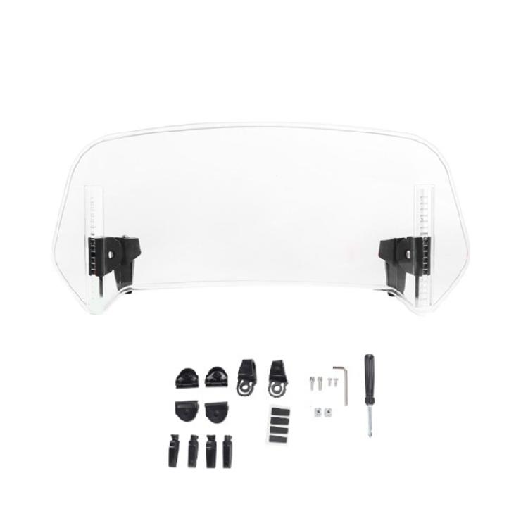 Foldable Motorcycle Windscreen Barrier Sturdy for Effective Wind Resistance Bikers Travel Friendly Easy Carry Windshield