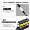 Easy To Carry 345g Travel Walking Stick With Aircraft Grade Aluminum Build And Complete Accessories Included
