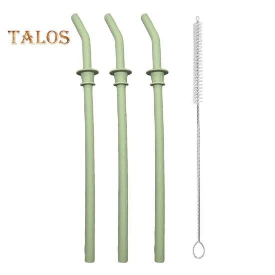 3Pcs Straw Replacement Set for Hydro Flask Tumbler Long Cleaning Brush BPA Free Food-Grade Straw for Hydroflask Travel Mug
