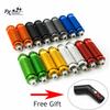 1Pair Universal CNC Aluminum Rearset Footpeg Foot Pegs Pedal For Aprilia RSV4 1000 Factory RS4 RS125 250 For Modified Motorcycle