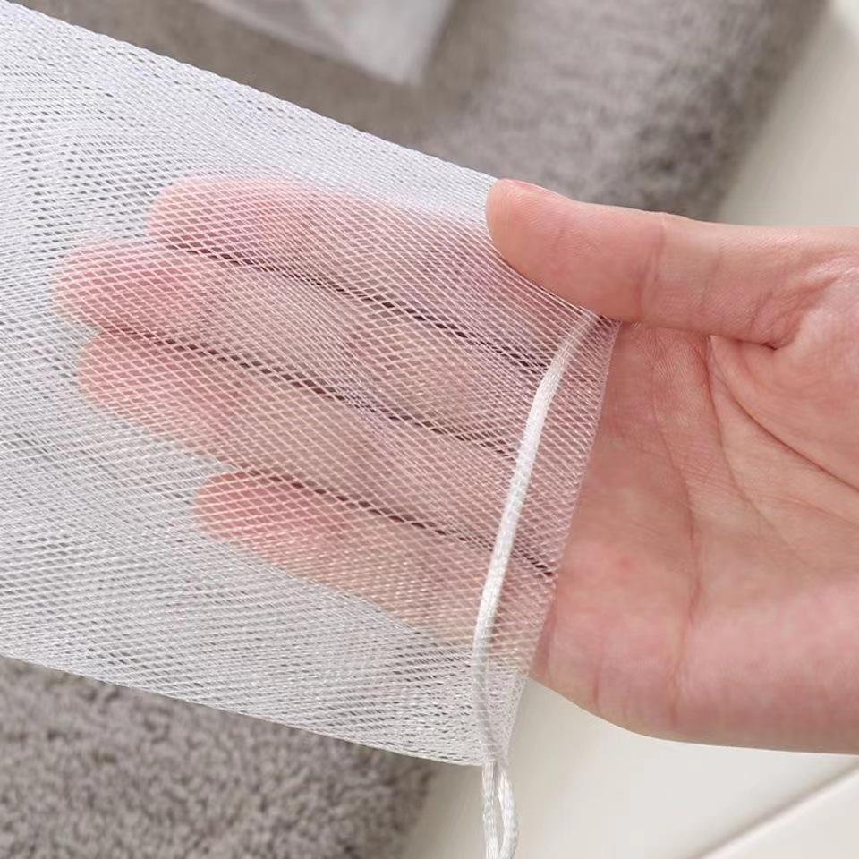 Drawstring Foaming Net Soap Bag for Face Wash