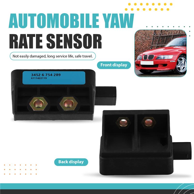 QE-34526754289 Car Yaw Rate Sensor Speed Sensor For BMW Z3 E46 M3 2000-2002 3452-6754289 Yaw Rate Sensor Parts чёрный