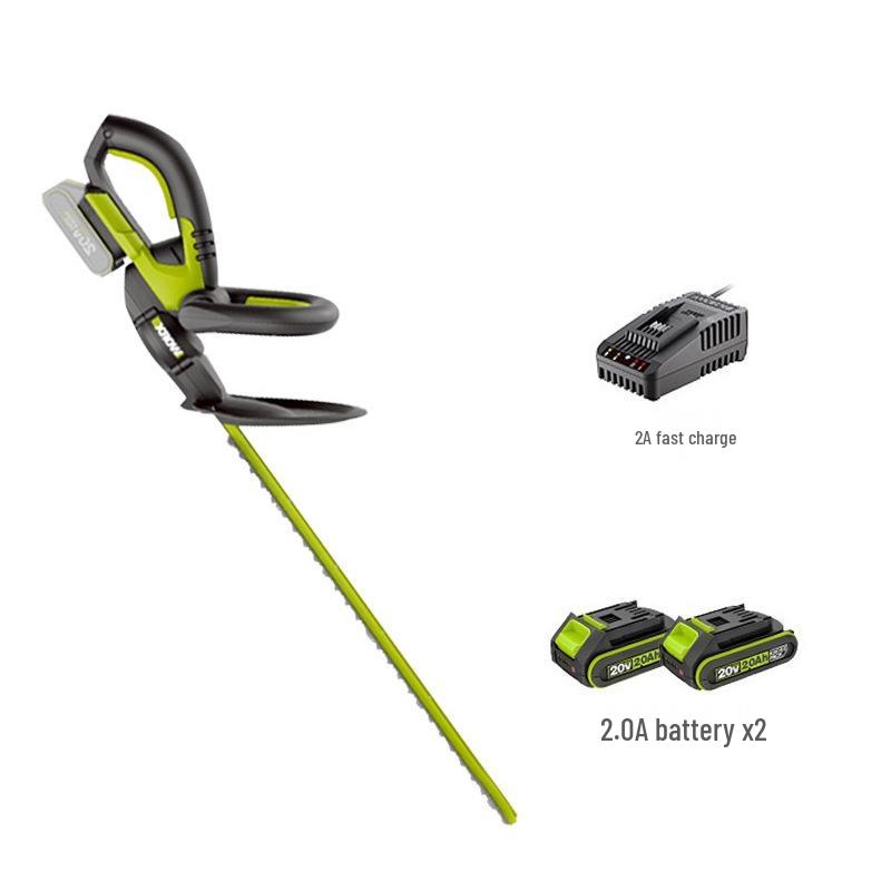 Wickes Cordless Electric Hedge Trimmer with Lithium Battery - Multifunctional Small Pruning Shears (Model WD254)