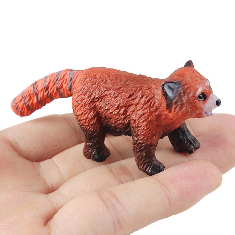 Oenux 16PCS Wild Animals Forest Lizard Bat Fox Squirrel Action Figure Model Miniature Cake Toppers Education Toy Kids Xmas Gift