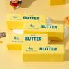 6O-Hot Simulation Salted Butter Squishy Toy Slow Rising Stress Relief Squeeze Toy Soft Rubber Creative Decompression Toy Gift.
