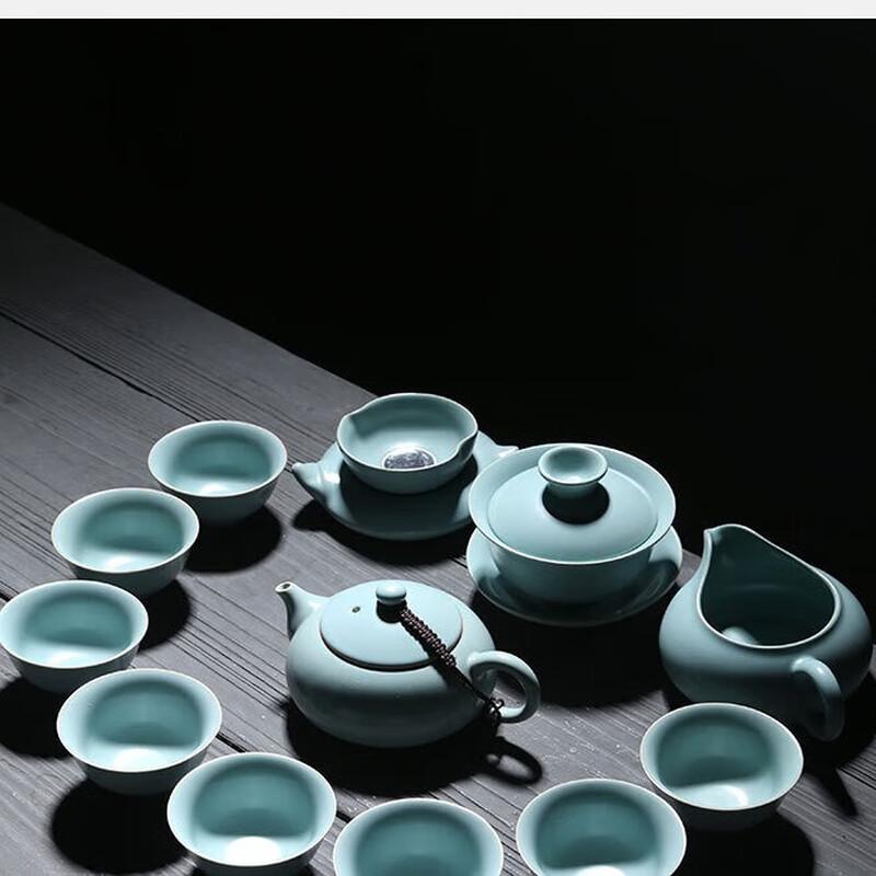 

Su Ceramic Ru Kiln Kung Fu Tea Set