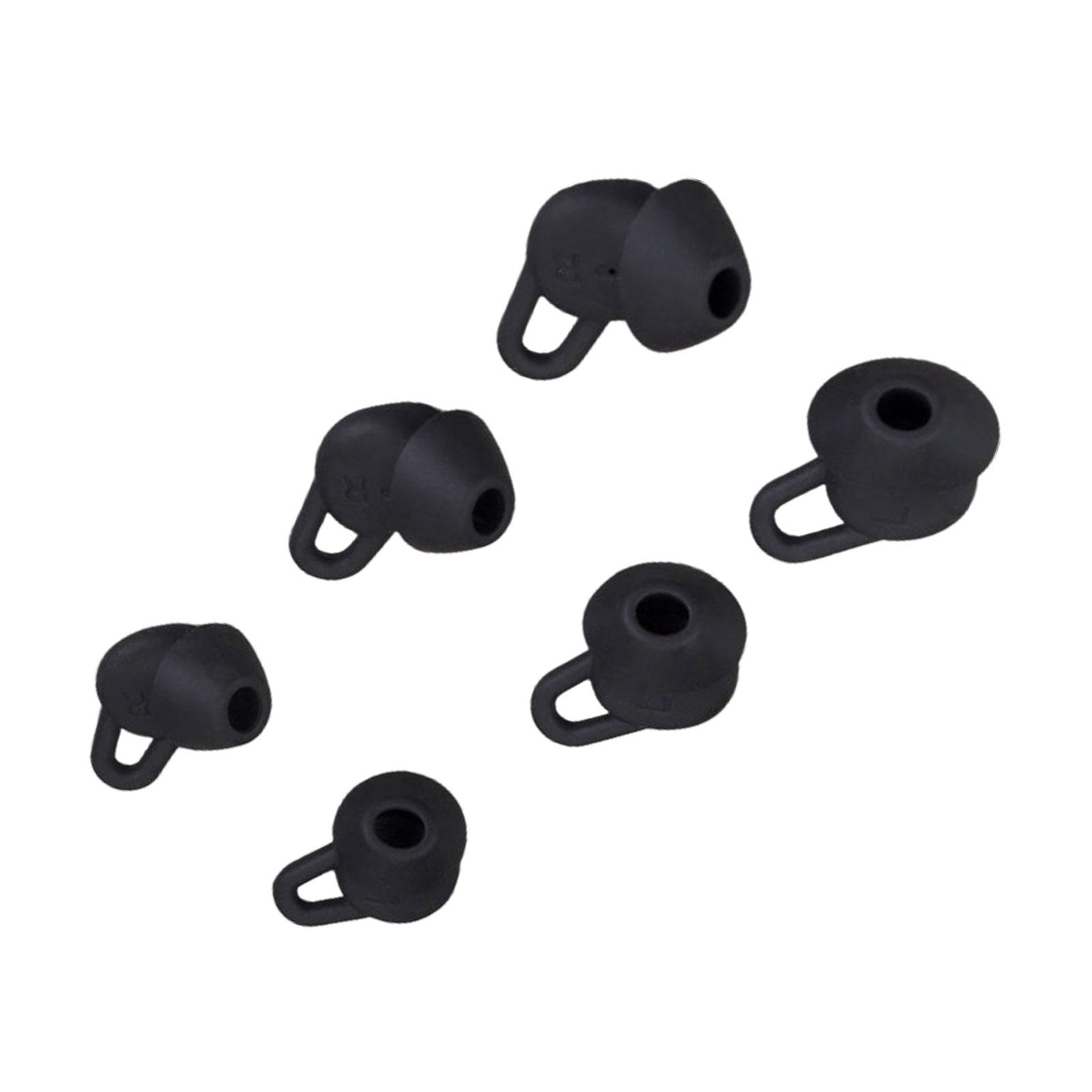 

Силиконовые насадки для наушников, подходящие для наушников HUAWEI Freelace Pro 2 с шумоизоляцией, 3 размера, долговечность при длительном использовании чёрный