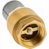 Brass Material Foot Valve 1/2" 3/4" 1" One Way Valve Durable Bottom Valve