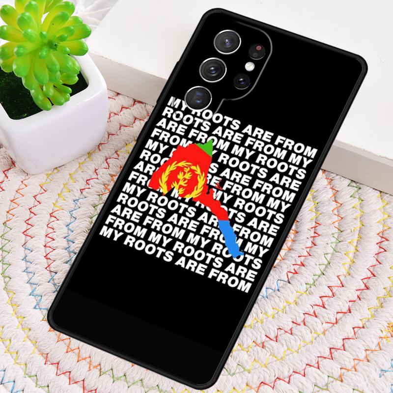 Eritrea Flaggenmuster Handyhülle für Samsung Galaxy note 10 pro S26 Ultra S23 S24 FE S25 S21 S22 PLUS stoßfeste Hülle