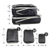 Compressible Packing Travel Storage Bag Cubes Waterproof Suitcase Nylon Portable with Handbag Luggage Organizer