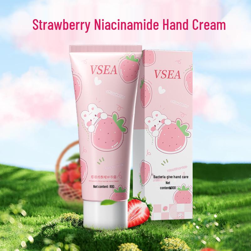 Milk Niacinamide Smoothing Hand Cream: Moisturizing, Nourishing, and Anti-Chapping Care for Women