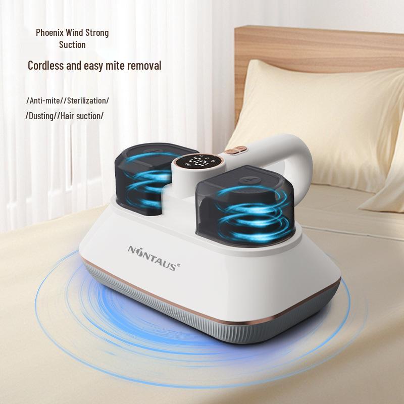 High-Power Anti-Mite Bed Vacuum Cleaner with UV Sterilizer and Dual-Cup System