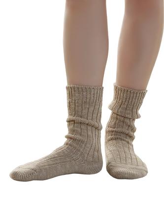 Maison Peony Loosely Crew Basic Casual Socks for Men and Made In Japan Numeric Cotton-Linen Low-Gauge Socks, Knit, Length, Women, Gift, (JP, Sizes,