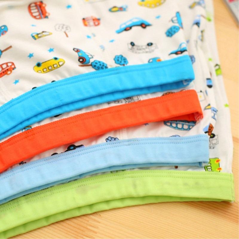 5pc Boys Modal Boxer Kids Underwear Boxers Cartton Soft Modal Baby Underpants