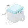 2 Grids Seasoning Box Transparent Lid Salt Pepper Seasoning Jar Household Sugar Condiments Storage Container Kitchen Gadgets