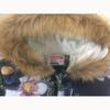 Autumn and Winter Children's Cotton Jacket Boys and Girls Fashion Printing Cartoon Big Boy Long Section Hair Collar Hooded Cotton Coat Jacket