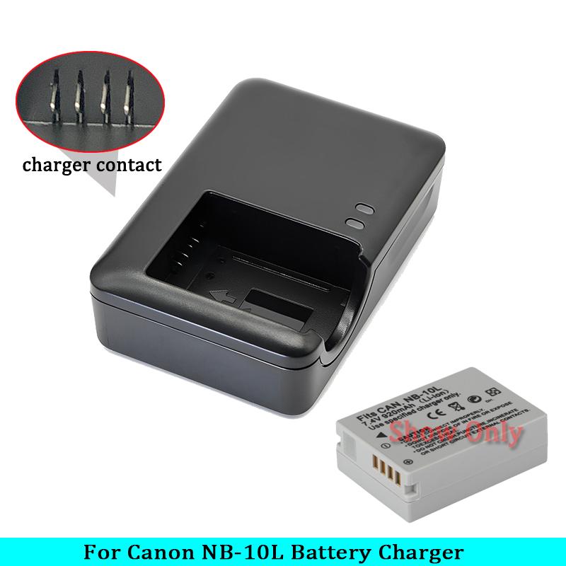 CB-2LCE CB-2LCC Charger for Canon NB-10L Battery PowerShot SX40 HS ; SX50 HS ; SX60 HS ; G1X ; G3X ; G15 ; G16 Camera CB-2LC