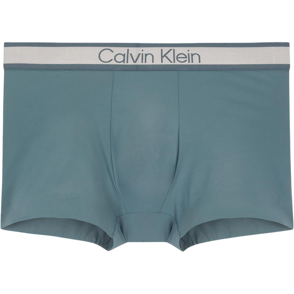 Calvin Klein Logo Mid-Rise Elastic Breathable Underwear Men Underwear Green NB4089-POF
