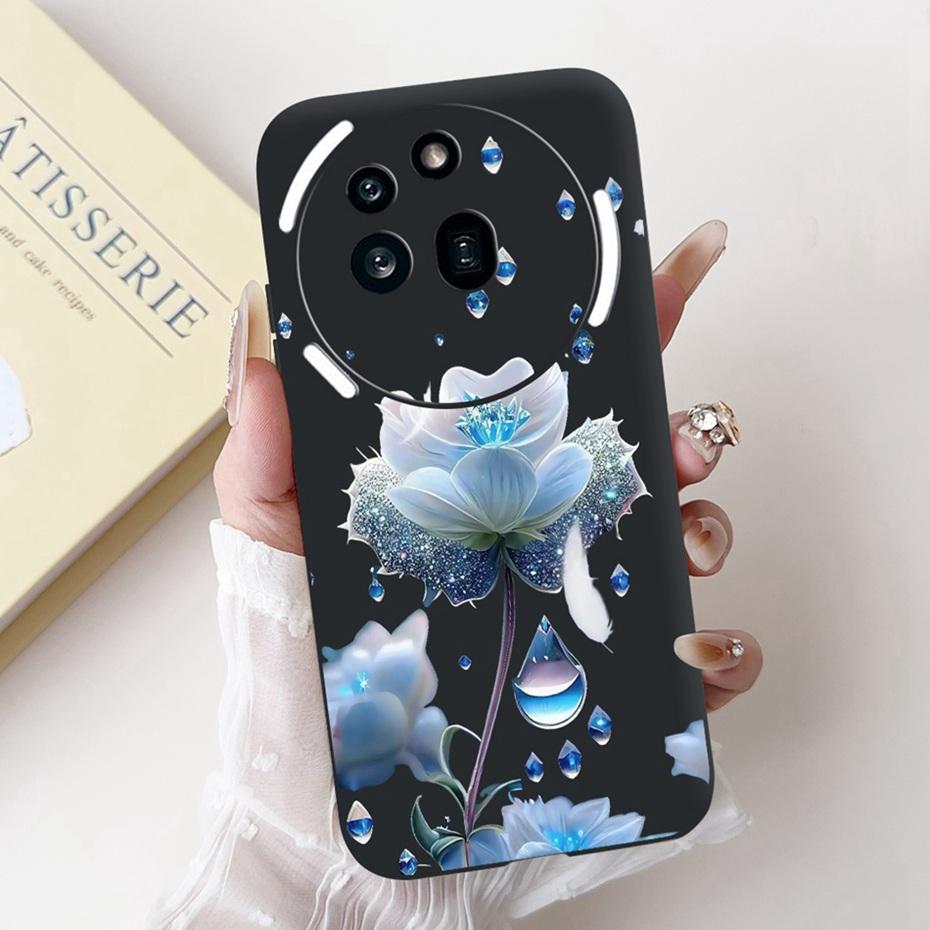 Fashion Painting Phone Case For Nothing Phone (3a) Pro Black Silicone Soft Cover For Nothing Phone3a 3a Pro Cases Bumpers