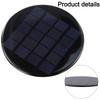 120 Mm Solar Panel Lightweight Solar Panel Outdoor Usage Sustainable Energy Source Optimal Light Absorption Portable Solar Power