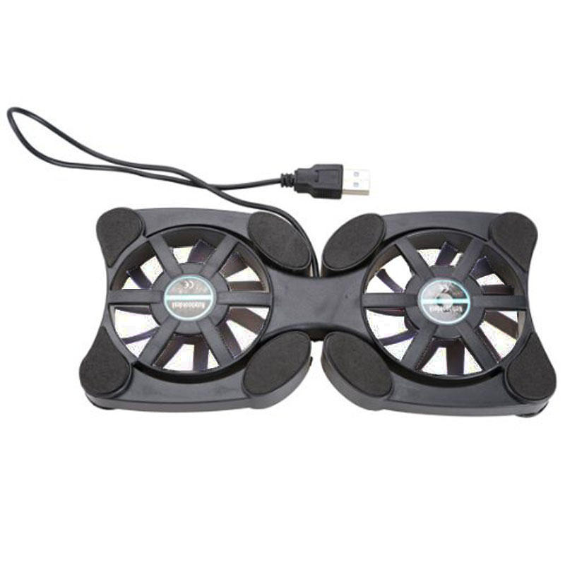 Laptop mini octopus usb cooling notebook 2 fans cooler pad foldable fan 10/"WTUS