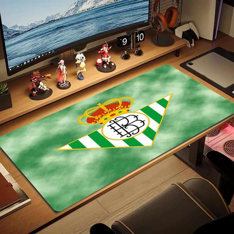 Real Betis Color Mouse Pad Large Gaming Table Cushion Non-slip Laptop Tablet Big Mousepad XXL Mat Mini PC Playmat With Lock edge