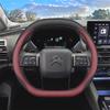 For Citroen Leather Car Shape Steering Wheel Cover Double D Shape Fit C5X C5 C3 Aircross C4 Cactus 2025 2026  Accessories