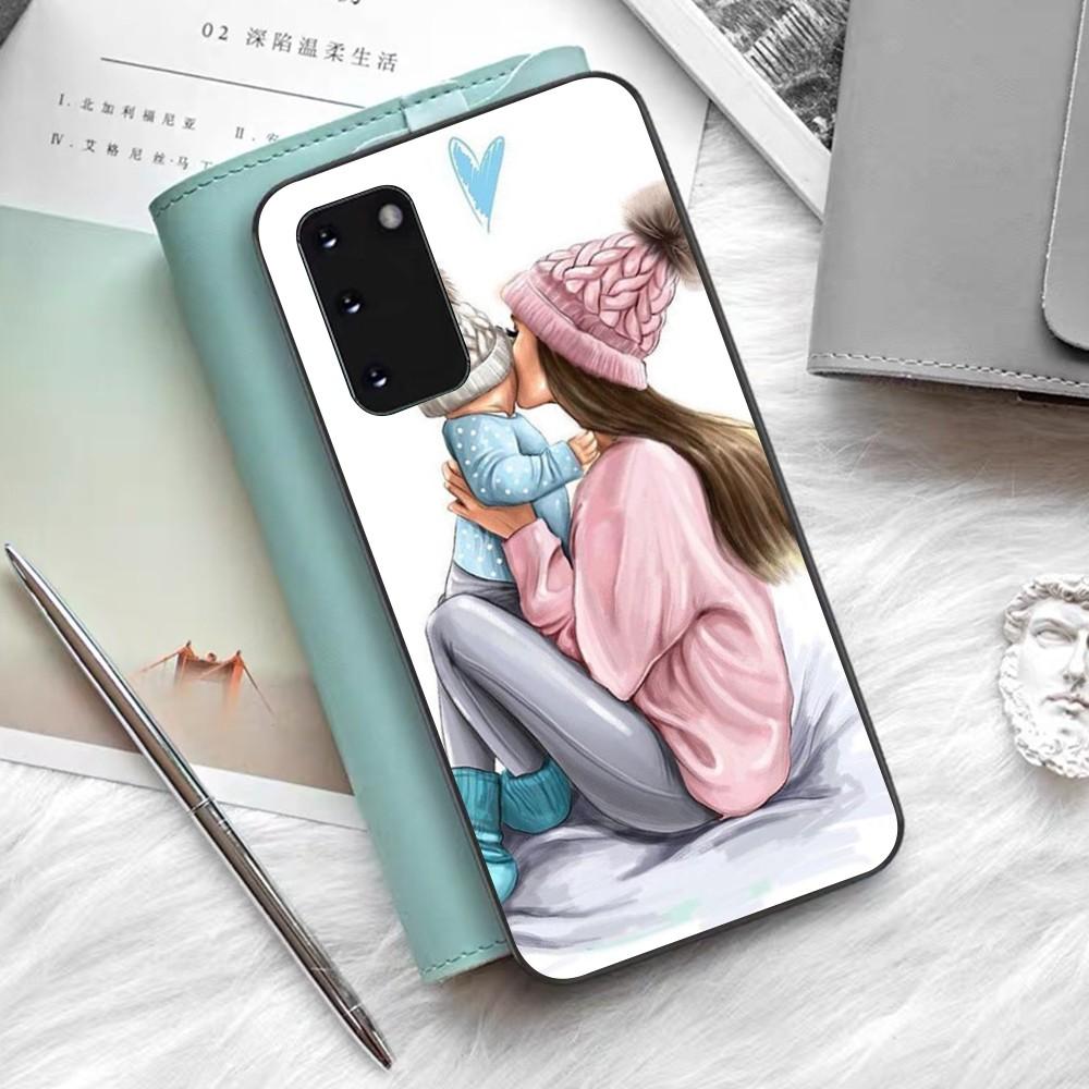 Super Mom MaMa Fundas Phone Case For Samsung S 9 10 20 21 22 23 30 23 24 Plus Lite Ultra FE S10lite Fundas