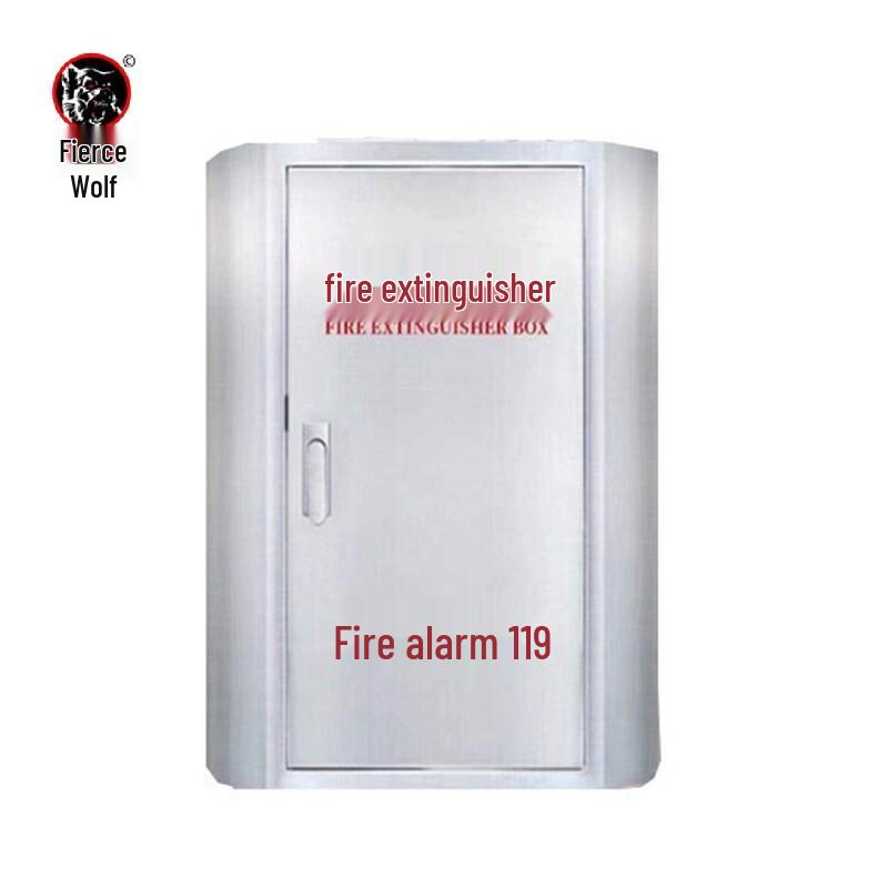 Rounded Stainless Steel Fire Extinguisher Cabinet