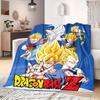 Dragon Ball Z Print Blanket Warm Comfortable Flannel Blanket Suitable for Bedrooms,Sofas, Beds,Chairs,Travel -QIAO22
