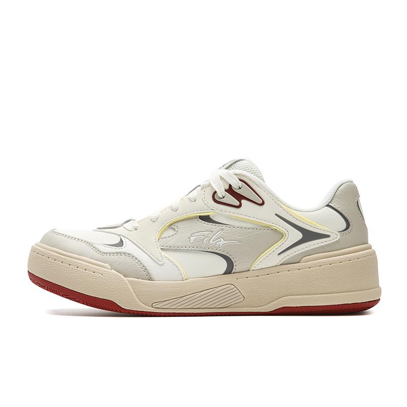 

FILA Coverage Cushioning Abrasion Resistant Lightweight Low top Skateboard Shoes Women s Early Snow F12W612203FAP 38.5
