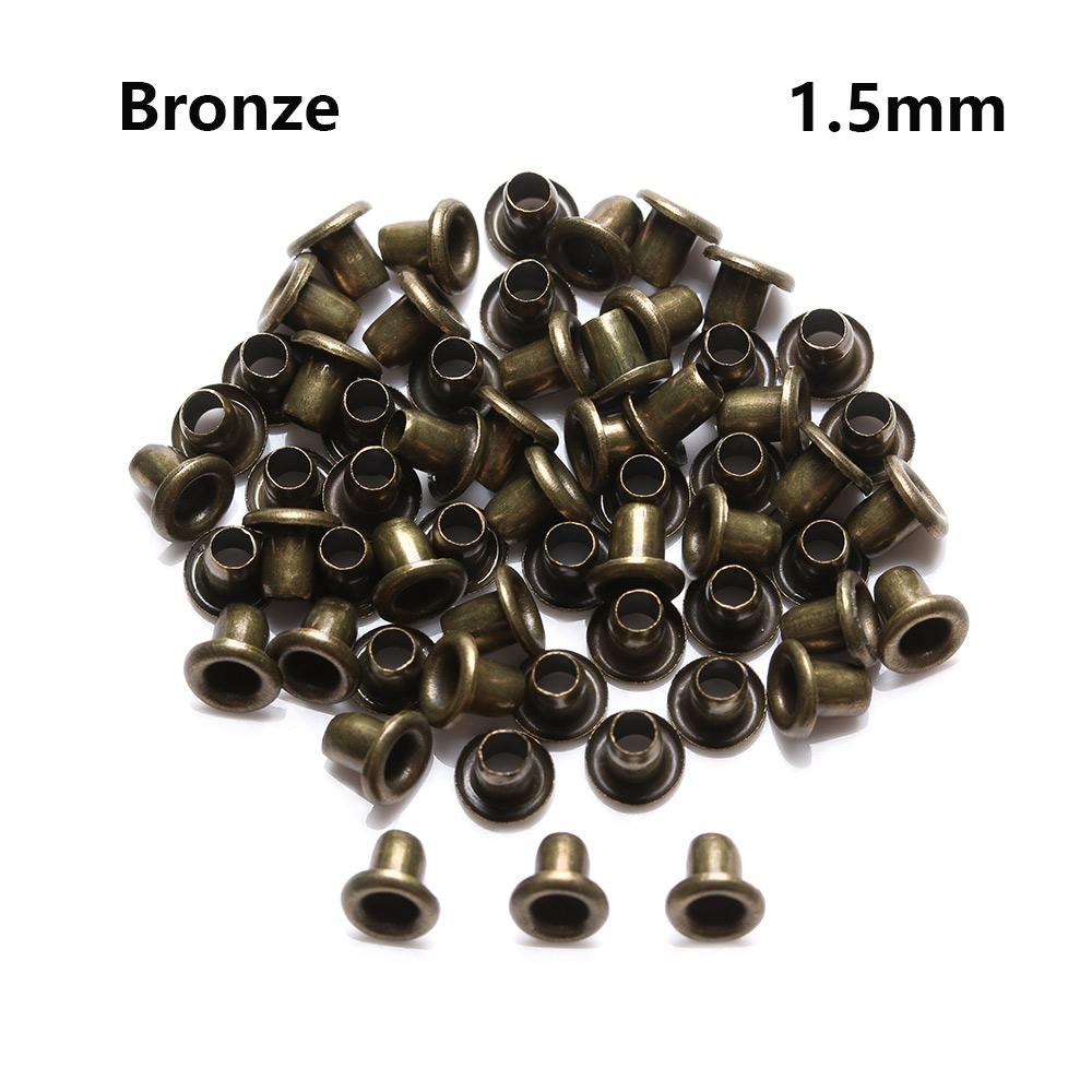 50pcs 1.5/2.0/2.5MM Shoes Clothes Sewing Accessory Diy Dolls Buckles Doll Bags Accessories Belt Buckle Metal Eyelet Buttons