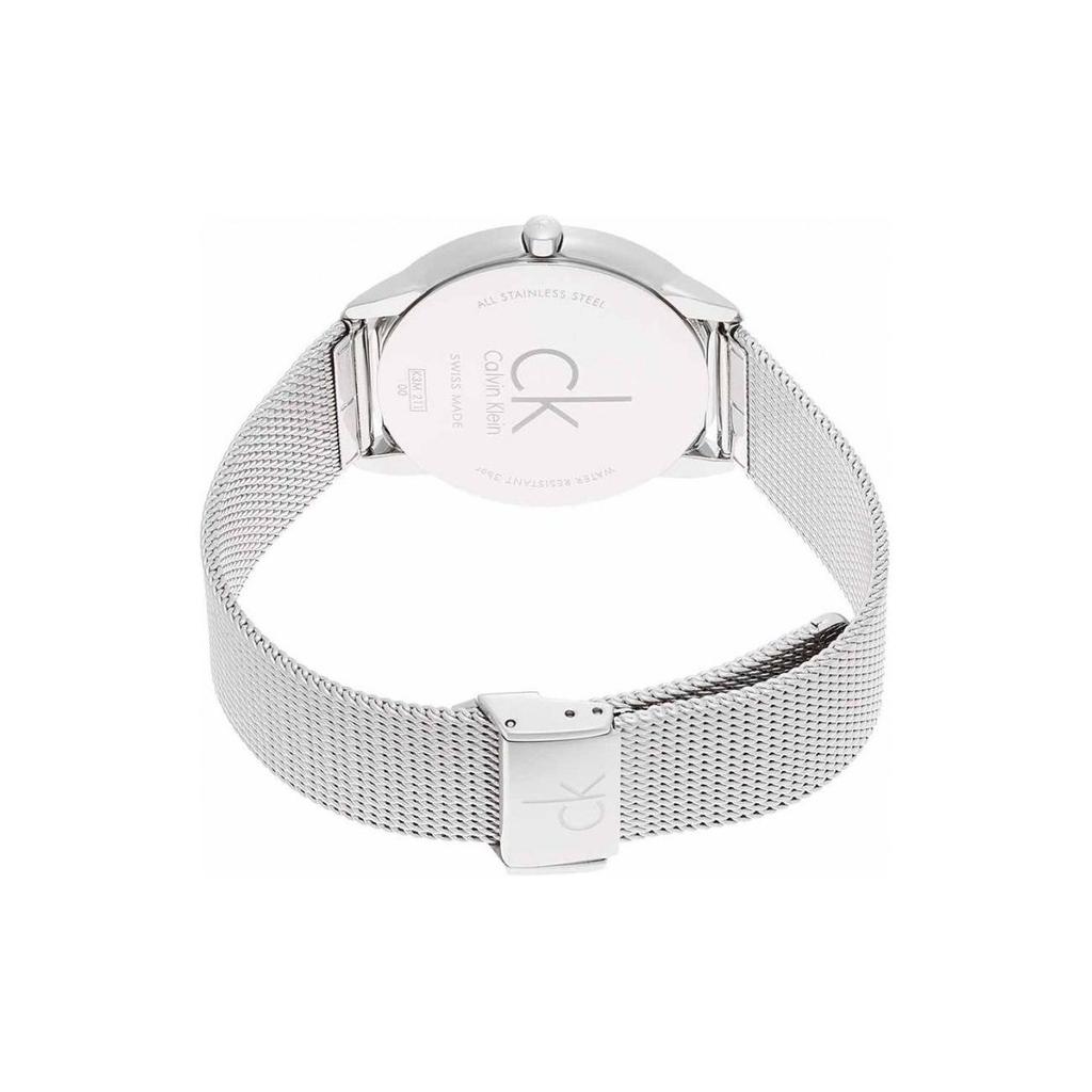 Calvin Klein Ck Quartz Minimalist Series Watch Quartz Movement Stainless Steel Strap Silver Dial Men Watches K3M2112Z