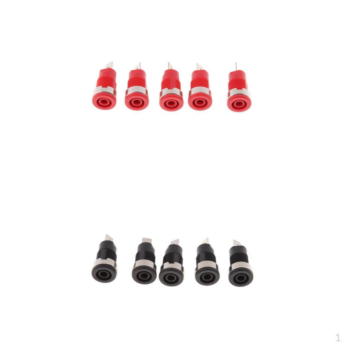 

10 шт. адаптеры для панельных розеток для вилки типа «банан» 4 мм, 1000 В, 32 А