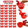 Chicken Drinking Cup Automatic Drinker Chicken Feeder Plastic Poultry Waterer Drinking Water Feeder for Chicks Duck Goose Quail