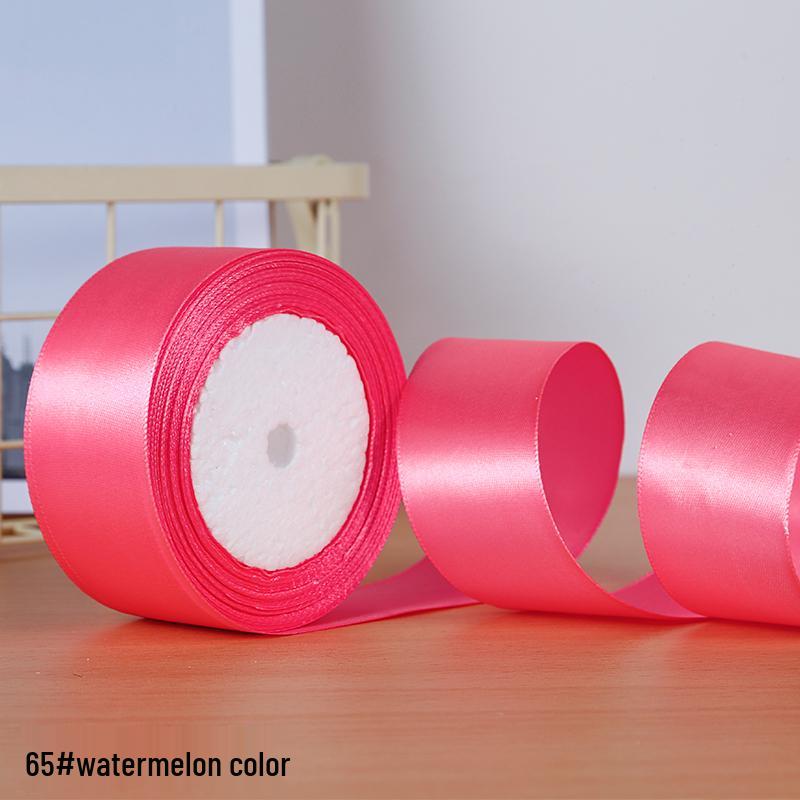 Cinta de Rosa de Seda Hecha a Mano de 4 cm para Envolver Regalos y Joyería DIY